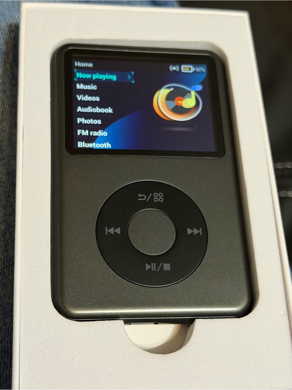 Y1 Innoiasis Portable Digital MP3 Player Charcoal Black with Color Display 128gb